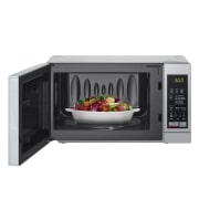 LG Microondas con grill, color acero inoxidable, 19 litros de capacidad, 700W , MH6044V