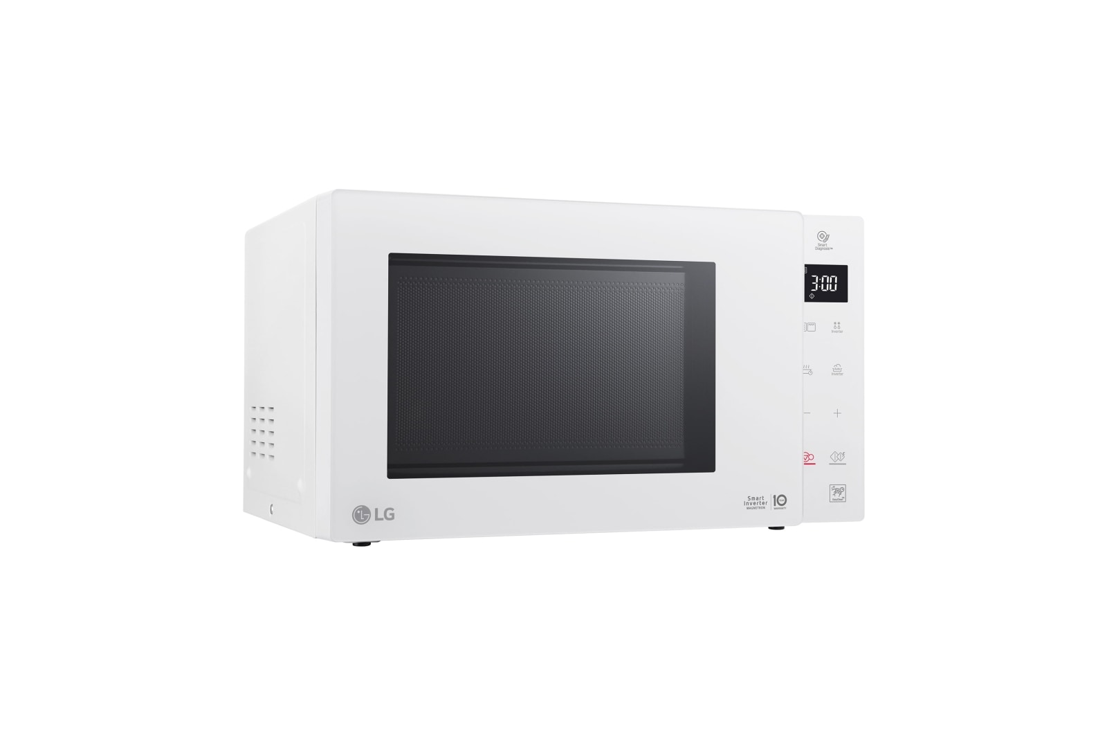 LG Microondas Grill Blanco Smart Inverter 1000W de 23 litros, MH6336GIH.OUTLET
