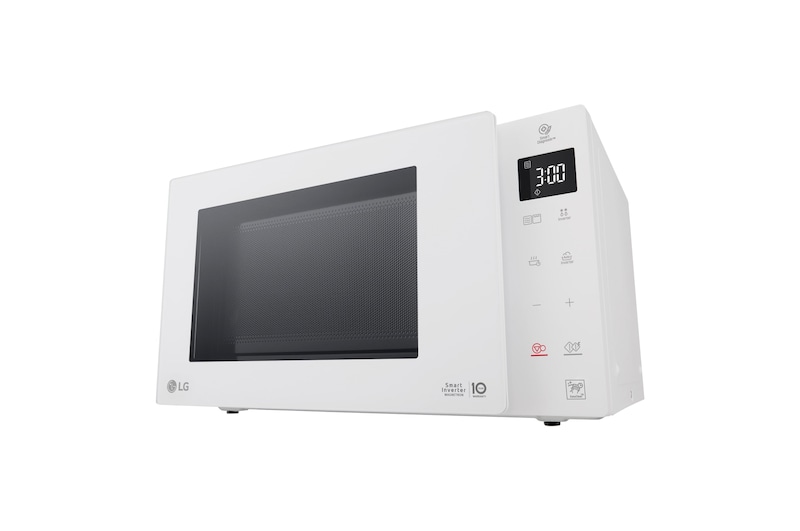 LG Microondas Grill Blanco Smart Inverter 1000W de 23 litros, MH6336GIH.OUTLET