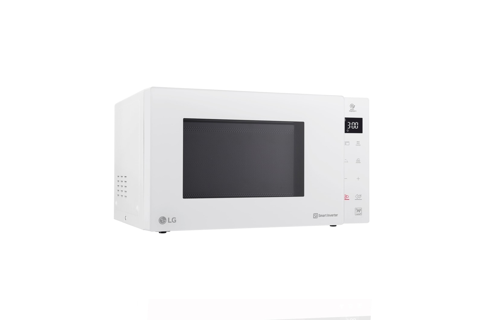 LG Outlet Microondas Grill Blanco Smart Inverter 1000W de 25 litros, MH6535GDH.OUTLET