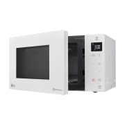 LG Microondas Grill Blanco Smart Inverter 1000W de 25 litros, MH6535GDH