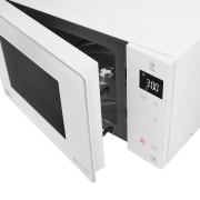 LG Microondas Grill Blanco Smart Inverter 1000W de 25 litros, MH6535GDH