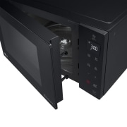 LG Microondas Grill Negro Inverter 1000W de 25 litros, MH6535GIB