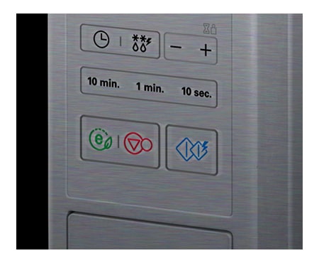 LG Microondas con grill de 700W, 19 litros de capacidad, tecnología I-Wave, menús automáticos, descongelación automática, modo ECO ON, color plata y control táctil , MH6042DS