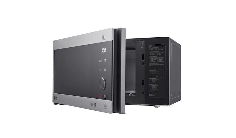LG Microondas Grill Inox Smart Inverter 1000W de 25 litros, MH6565CPS