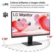 LG 24MR400. Monitor LG IPS: 1920 x 1080, 250 cd/m², 3000:1, diag. 60.4 cm, FreeSync. Entrdas: 1xHDMI1.4, 1xD-Sub, VESA 100 x 100 mm, 24MR400 , 24MR400-B, thumbnail 2