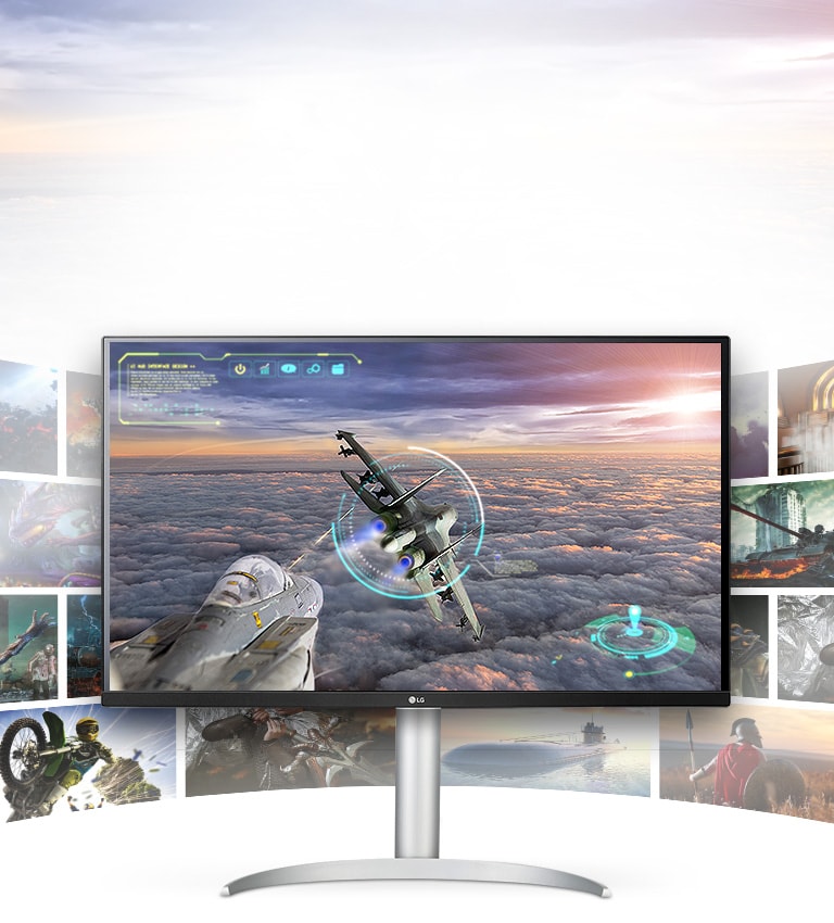 Juegos con gran detalle y calidad de imagen excepcional en la pantalla LG UHD 4K