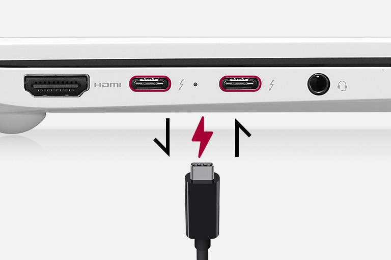 Carga con tecnología de suministro de energía USB-C.