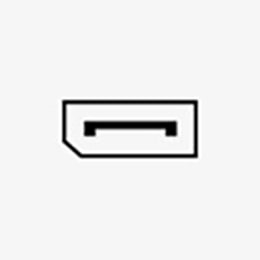 DisplayPort icon.