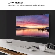 LG Monitor LG Panel VA: 1920 x 1080 (FHD), 250 cd/m², 3000:1, diag. 54.5 cm, FreeSync. Entrdas: 2xHDMI1.4, Si(1ea), VESA 100 x 100 mm, 22MR410-B