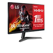 LG Monitor Gaming LG UltraGear™ de 24 pulgadas | 144Hz IPS con tiempo de respuesta de 1ms (GtG), FreeSync™ Premium, 24GN60R-B