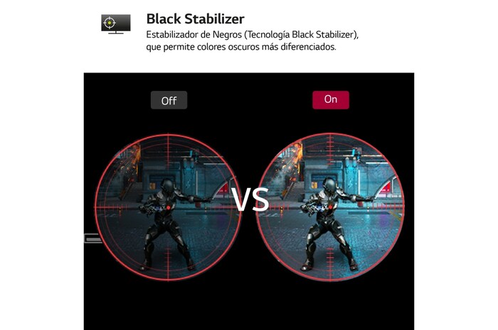 LG Monitor Gaming LG UltraGear™ de 24 pulgadas | 144Hz IPS con tiempo de respuesta de 1ms (GtG), FreeSync™ Premium, 24GN60R-B