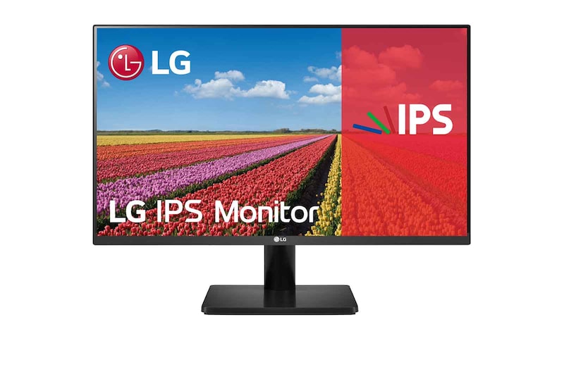LG 24MP500-B - Monitor LG IPS (1920x1080p, 250 cd/m², 1000:1, NTSC 72%); diag. 60,4cm; entradas: HDMI x2, salida para auriculares; diseño virtualmente sin bordes., 24MP500-B