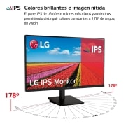 LG Monitor IPS Full HD: 1920 x 1080, 250 cd/m², 1000:1, diag. 62.2 cm, BlackStabilizer.  2xHDMI1.4, 25MS500-B