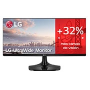 LG 25UM58-P - Monitor Ultrapanoramico 21:9 LG UltraWide (Panel IPS: 2560x1080, 250cd/m², 1000:1, sRGB >99%); diag. 63,5cm; entr.: HDMIx2; Ajust. en inlcinación., 25UM58-P