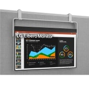 LG Monitor Libero QHD de 27 pulgadas con Cámara Web Full HD Desmontable, 27BQ70QC-S