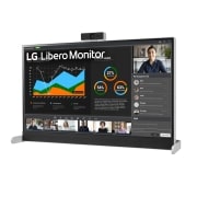 LG Monitor Libero QHD de 27 pulgadas con Cámara Web Full HD Desmontable, 27BQ70QC-S