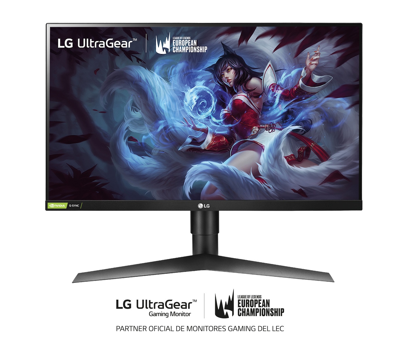 LG 27GL650F - Monitor dirigido a pro-Gamers (Panel IPS: 1920x1080p, 16:9, 400 cd/m², 1000:1, 144Hz, 1ms); entradas: DP x1, HDMI x2; RADEON Freesync 2, E, 27GL650F-B
