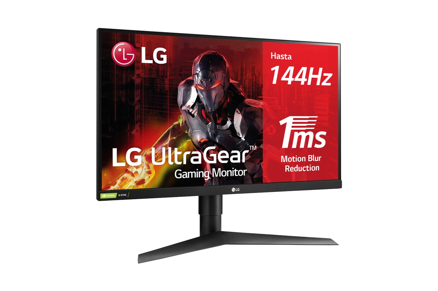 LG 27GL650F - Monitor dirigido a pro-Gamers (Panel IPS: 1920x1080p, 16:9, 400 cd/m², 1000:1, 144Hz, 1ms); entradas: DP x1, HDMI x2; RADEON Freesync 2, E, 27GL650F-B