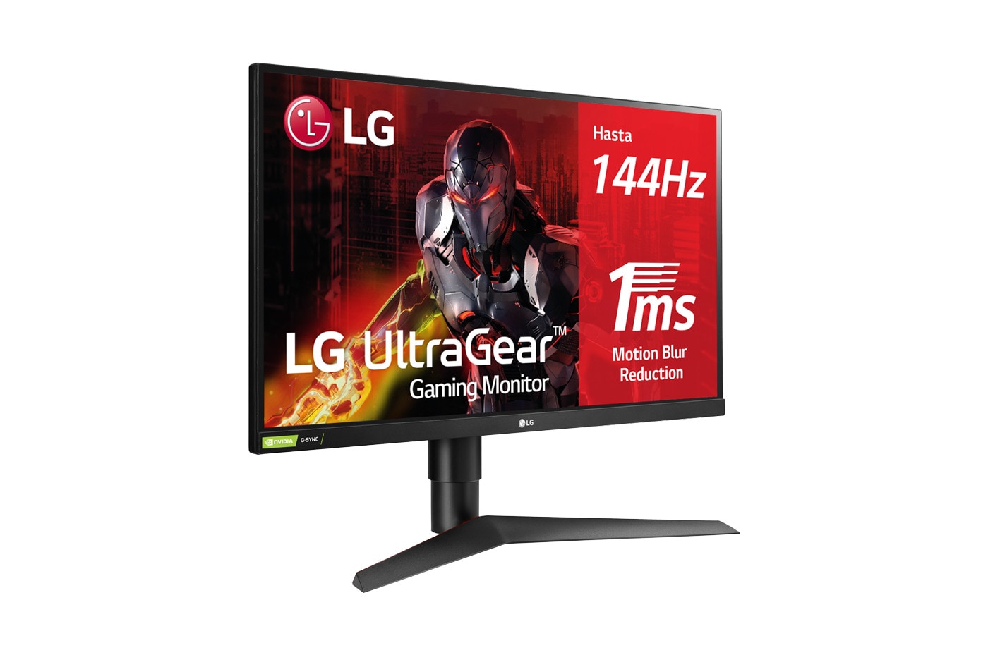 LG 27GL650F - Monitor dirigido a pro-Gamers (Panel IPS: 1920x1080p, 16:9, 400 cd/m², 1000:1, 144Hz, 1ms); entradas: DP x1, HDMI x2; RADEON Freesync 2, E, 27GL650F-B