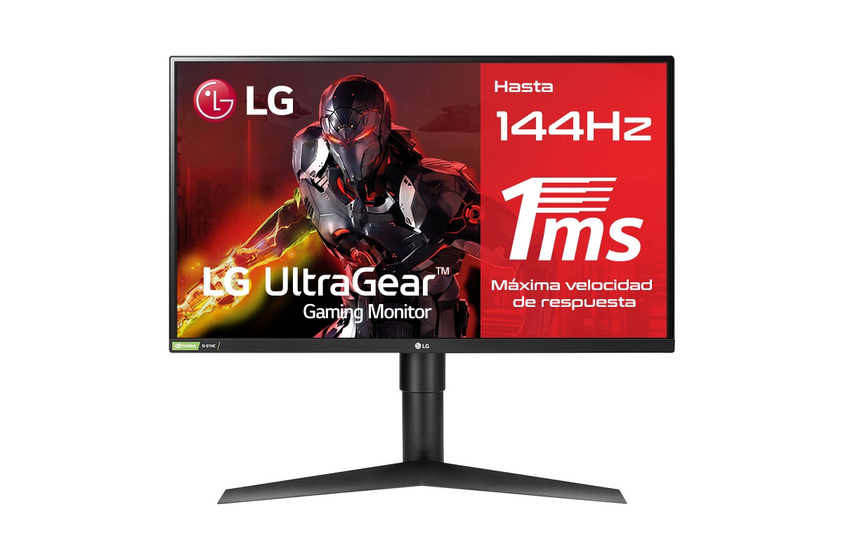 LG Monitor GAMING ULTRAGEAR 27GL850-B de 68,6 cm (27") 2560 x 1440 (QHD) con panel NanoIPS (AH-IPS) 16:9, G, 27GL850-B