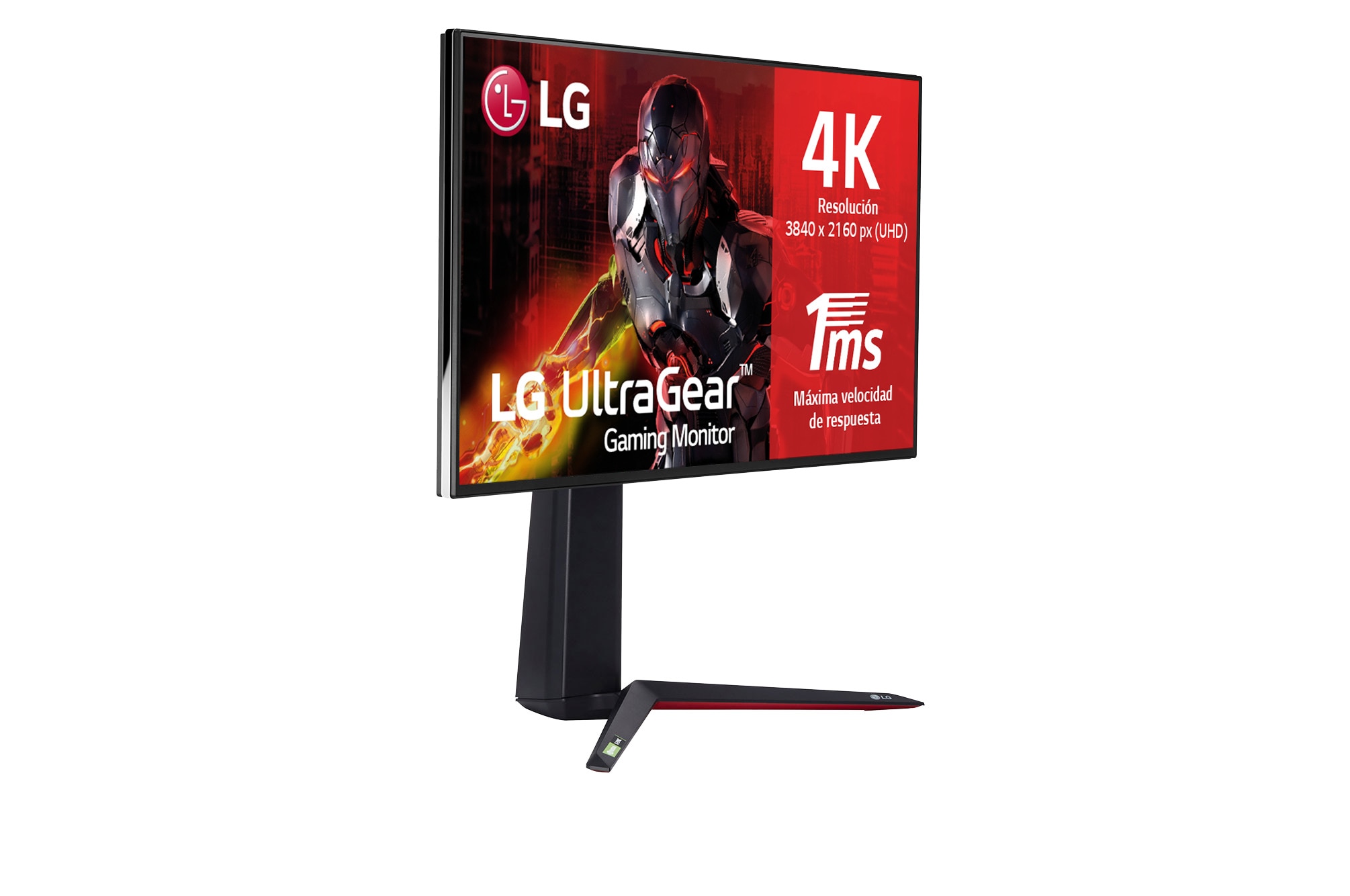 LG 27GN950-B - Monitor Gaming LG UltraGear (Panel NanoIPS: 3840x2160, 400nit, 1000:1, DCI-P3>98%, 1ms); diag. 68,47cm; entr.: HDMIx2, DPx1, USB-Ax3; AMD Freesync G-Sync Compatible, G, 27GN950-B