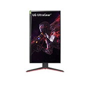 LG Monitor gaming LG UltraGear (Panel IPS:2560x1440px, 16:9, 400 cd/m2, 1000:1, 165Hz, 1ms); entradas: DP x1, HDMI x2, USB-A x3; G-Sync Compatible, FreeSync™ Premium, 27GP850P-B
