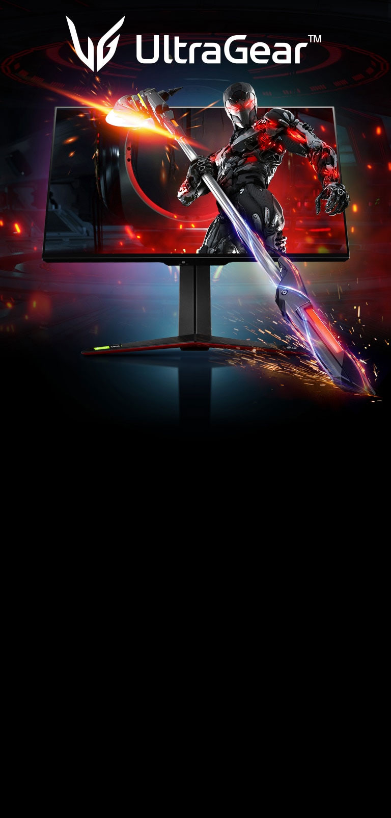 El LG UltraGear™ 27GP950 es un monitor gaming potente