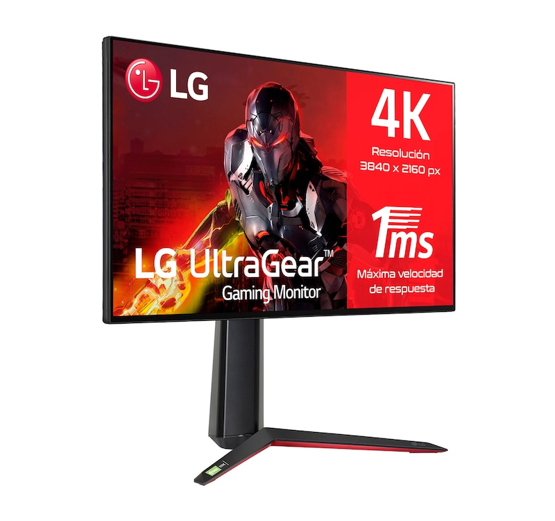 LG LG 27GP950-B - Monitor Gaming LG UltraGear (Panel NanoIPS: 3840x2160, 400nit, 1000:1, DCI-P3>98%, 1ms); diag. 68,47cm; entr.: HDMI 2.1 x2, DPx1, USB-Ax3; AMD Freesync G-Sync Compatible, 27GP950-B