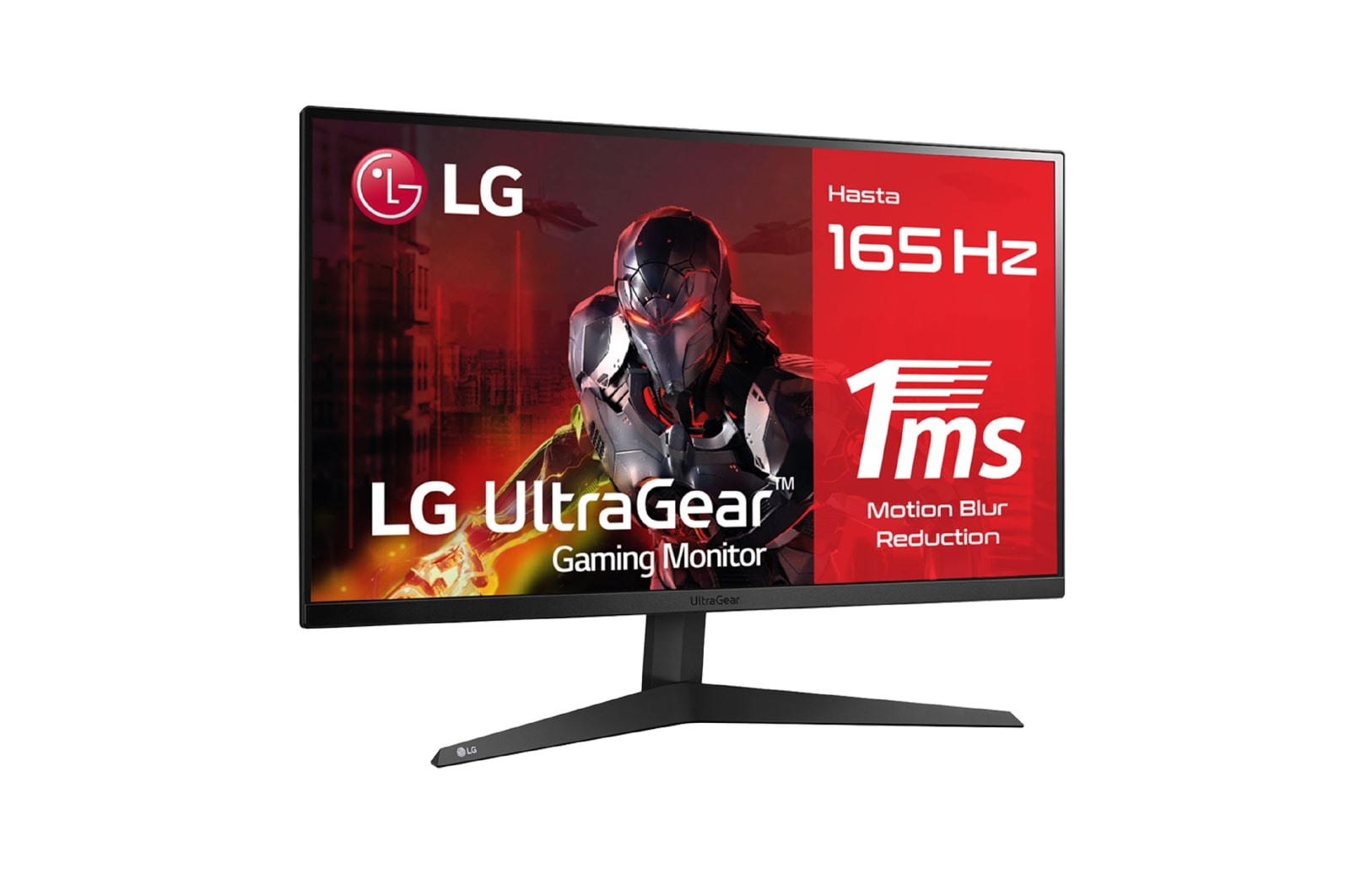 LG Monitor gaming LG UltraGear (Panel VA: 1920x1080p, 16:9, 250 cd/m², 3000:1, 1ms, 165Hz); diag. 68,47cm; entradas: DPx1, HDMIx2; AMD FreeSync™ Premium; Regulable en inclinacion, 27GQ50F-B