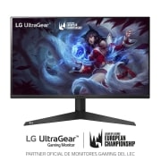 LG Monitor gaming LG UltraGear (Panel VA: 1920x1080p, 16:9, 250 cd/m², 3000:1, 1ms, 165Hz); diag. 68,47cm; entradas: DPx1, HDMIx2; AMD FreeSync™ Premium; Regulable en inclinacion, 27GQ50F-B