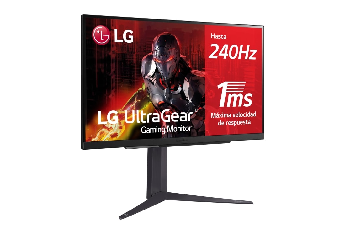 LG Monitor gaming LG UltraGear (IPS: 2560x1440, 16:9, 400cd/m², 1.07B:1, 1ms, 240Hz, DCI-P3>90%, HDR10); diag. 68.5cm; entr.: HDMI 2.1 x2, DPx1, USB-Ax3; NVIDIA G-Sync™ Compatible, AMD FreeSync™ Premium, 27GR83Q-B