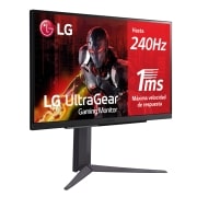 LG Monitor gaming LG UltraGear (IPS: 2560x1440, 16:9, 400cd/m², 1.07B:1, 1ms, 240Hz, DCI-P3>90%, HDR10); diag. 68.5cm; entr.: HDMI 2.1 x2, DPx1, USB-Ax3; NVIDIA G-Sync™ Compatible, AMD FreeSync™ Premium, 27GR83Q-B