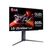 LG UltraGear™ de 27 pulgadas Monitor Gaming OLED QHD de 240Hz | 0.03ms de tiempo de respuesta, Compatible con G-SYNC®, FreeSync™ Premium, 27GR95QE-B