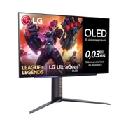 LG Monitor gaming LG UltraGear<sup>TM</sup> OLED Edición Limitada League of Legends | 27", QHD, 240Hz, 27GR95QL-B