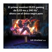 LG Monitor gaming LG UltraGear<sup>TM</sup> OLED Edición Limitada League of Legends | 27", QHD, 240Hz, 27GR95QL-B