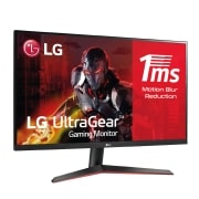 LG 27MP60GP-B - Monitor Gaming LG UltraGear™ (1920x1080p, 250cd/m², 1000:1, 1ms MBR, NTSC 72%); diag. 60,4cm; entradas: D-Sub x1, HDMI x1, DP x1; FreeSync™, 27MP60GP-B