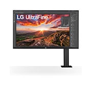 LG Monitor QHD LG Ergo™ (Panel IPS: 2560 x 1440p, 16:9, 350cd/m², 1000:1, sRGB >99%, 75Hz, 5ms); diag. 68,47cm; entradas: HDMI x2, DP x1, USB-A x2, USB-C x1 (P,D, 60W); altavoces 5W ; marcos ultrafinos, G, 27QN880P-B