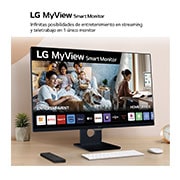 LG MyView Smart Monitor webOS 23, diag. 80 cm, IPS, Full HD,  sRGB 99%, HDR10, HDMI 2.1, 27SR50F-B
