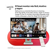 LG MyView Smart Monitor webOS 23, diag. 80 cm, IPS, Full HD,  sRGB 99%, HDR10, HDMI 2.1, 27SR50F-G