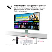 LG MyView Smart Monitor webOS 23, diag. 80 cm, IPS, Full HD,  sRGB 99%, HDR10, HDMI 2.1, 27SR50F-G