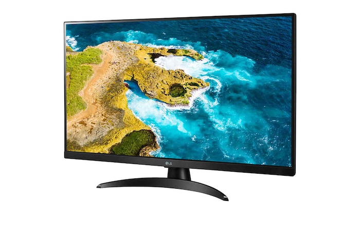LG TV de Pequeña Pulgada de 27'' de LG Full HD, IPS, LED con Profundidad de Color: 16.7M Millones de Colores., Tiempo de Respuesta: 14ms, SMART TV webOS22, 27TQ615S-PZ