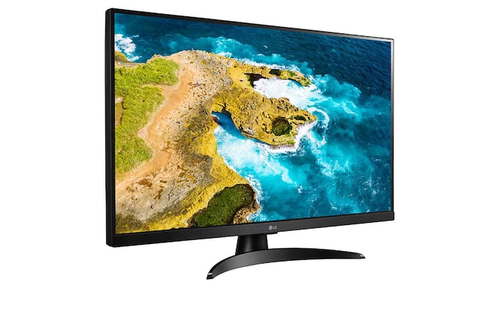LG TV de Pequeña Pulgada de 27'' de LG Full HD, IPS, LED con Profundidad de Color: 16.7M Millones de Colores., Tiempo de Respuesta: 14ms, SMART TV webOS22, 27TQ615S-PZ