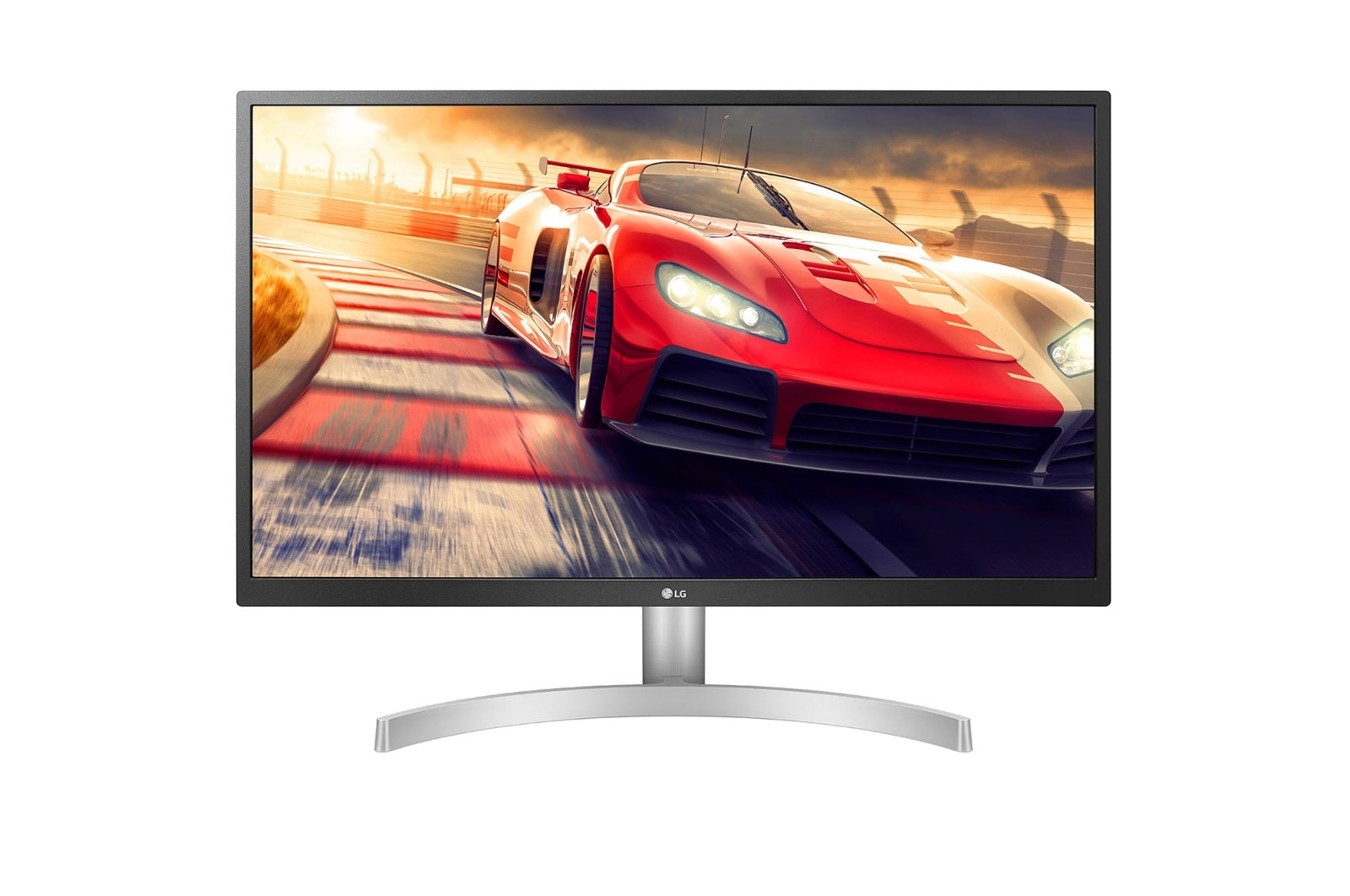LG 27UL500-W - Monitor UHD polivalente (Panel IPS: 3840 x 2160p, 16:9, 300cd/m², 1000:1, sRGB >98%, 60Hz, 5ms); diag. 68,4cm; entradas: HDMI x2, DP x1, 27UL500-W