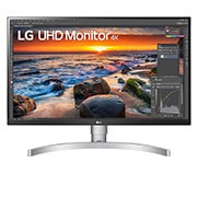 LG 27UN83A-W - Monitor 4K UHD LG UltraFine™ (Panel IPS: a 3840x2160, 350nit, 1000:1, sRGB >99%); diag. 68,4cm; entradas: HDMI x2, DP x1, USB-C™ x1, USB-A x2, G, 27UN83A-W