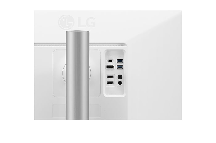 LG 27UP550P-W - Monitor para creadores LG 4K UHD (Panel IPS: 3840x2160, 300cd/m², 1000:1, HDR10, sRGB 99%); entradas: HDMI x2, DP x1, USB-C™x1; Ajust. en altura e inclinación. Blanco., 27UP550P-W
