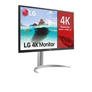 LG 27UP550P-W - Monitor para creadores LG 4K UHD (Panel IPS: 3840x2160, 300cd/m², 1000:1, HDR10, sRGB 99%); entradas: HDMI x2, DP x1, USB-C™x1; Ajust. en altura e inclinación. Blanco., 27UP550P-W