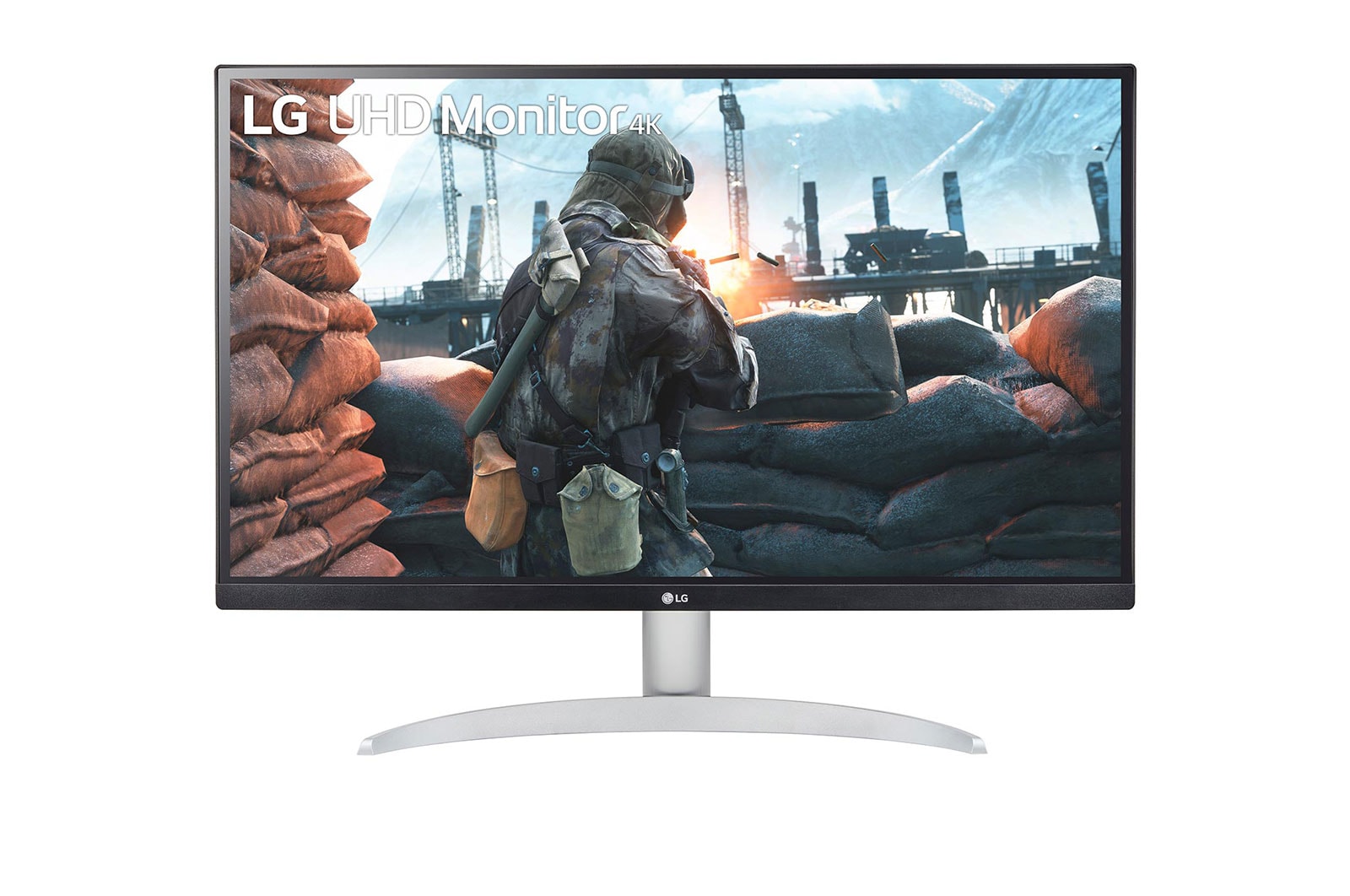 LG 27UP600-W - Monitor para creadores LG 4K UHD (Panel IPS: 3840x2160, 400nit, 1200:1, HDR10, DCI-P3 >95%); diag. 68,4cm; entradas: HDMI x2, DP x1., 27UP600-W