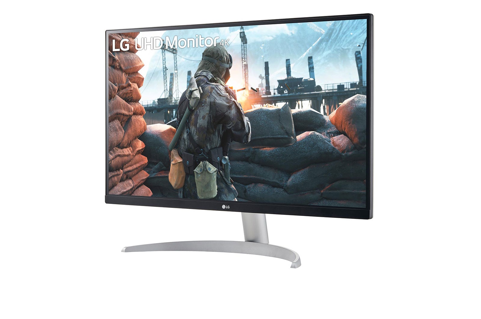 LG 27UP600-W - Monitor para creadores LG 4K UHD (Panel IPS: 3840x2160, 400nit, 1200:1, HDR10, DCI-P3 >95%); diag. 68,4cm; entradas: HDMI x2, DP x1., 27UP600-W
