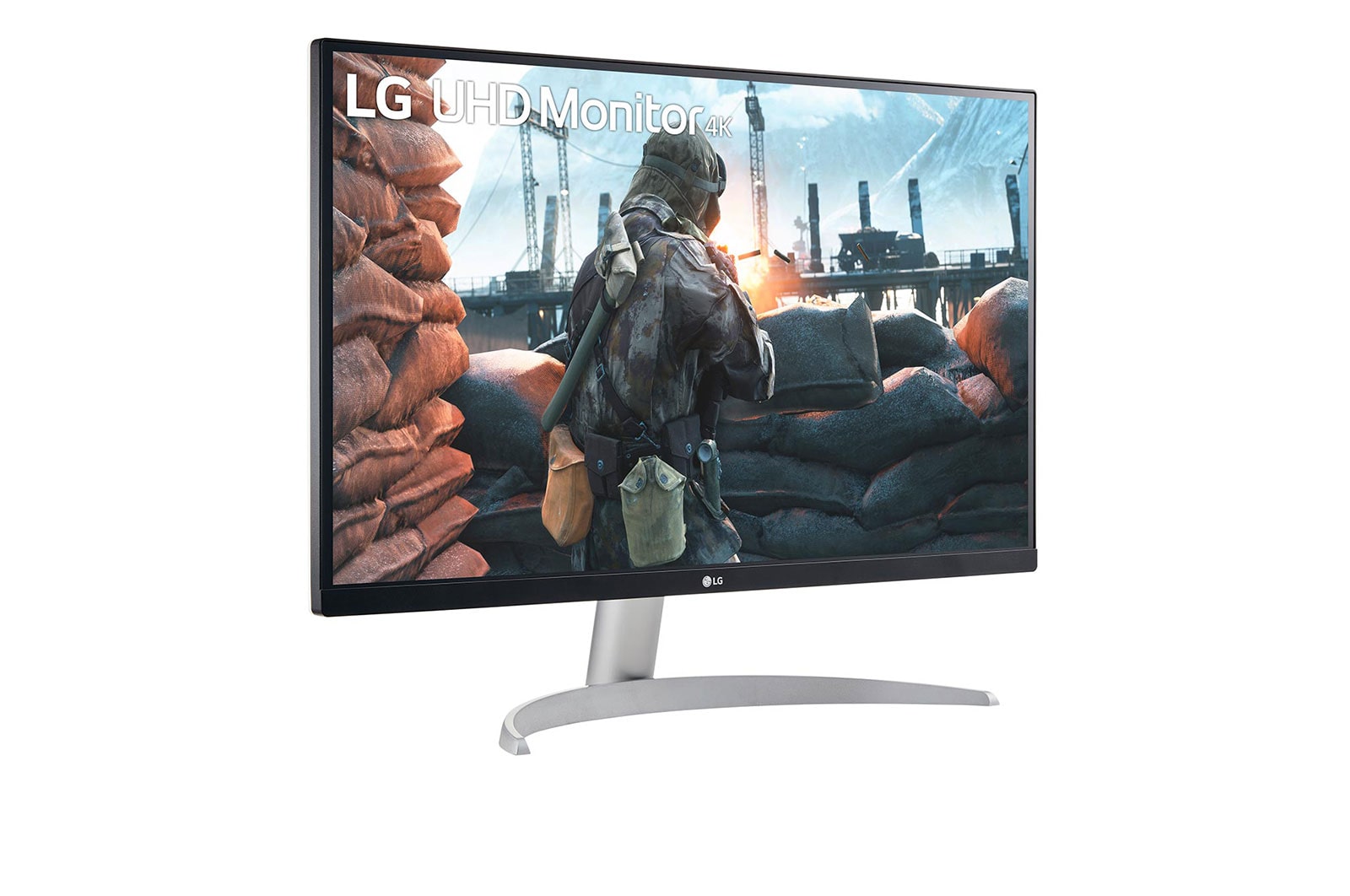 LG 27UP600-W - Monitor para creadores LG 4K UHD (Panel IPS: 3840x2160, 400nit, 1200:1, HDR10, DCI-P3 >95%); diag. 68,4cm; entradas: HDMI x2, DP x1., 27UP600-W